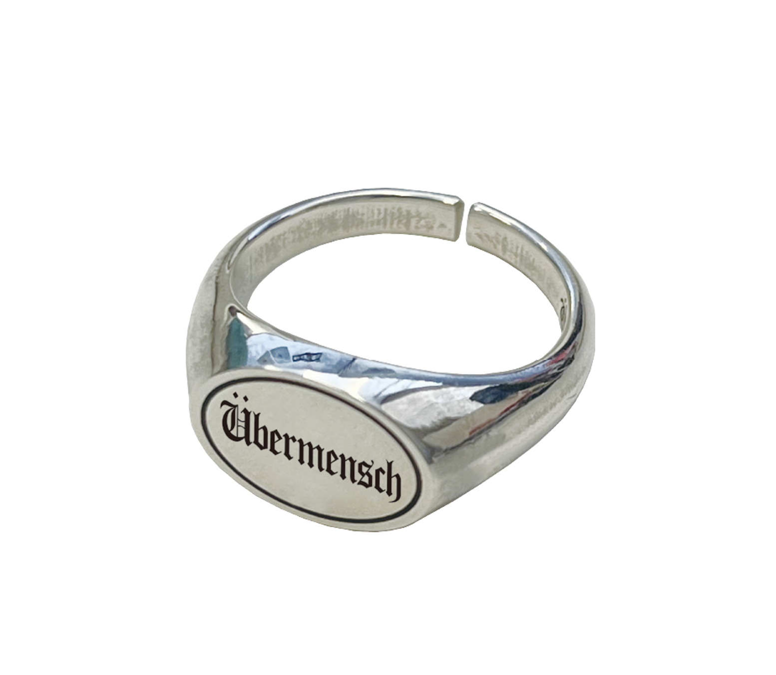 G-DRAGON] Übermensch Silver Ring – dududo store