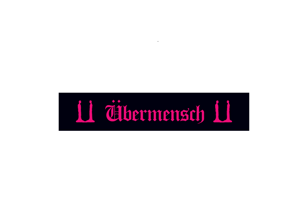 [G-DRAGON] Übermensch SLOGAN TOWEL